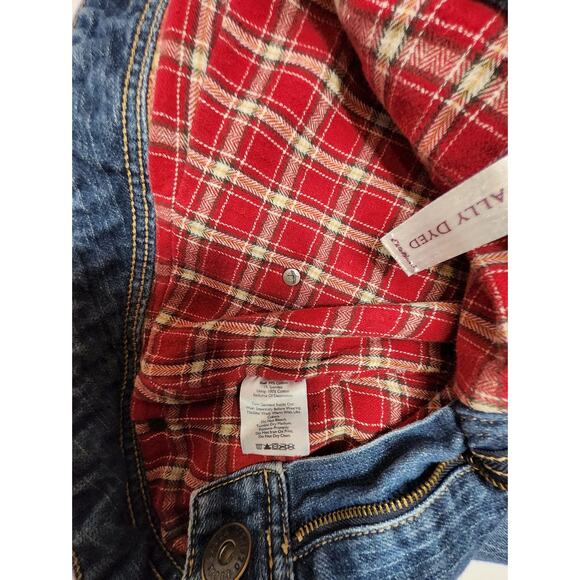 EDDIE BAUER FLANNEL LINED BOYFRIEND RELAXED JEANS SIZE 10 - Picture 11 of 11